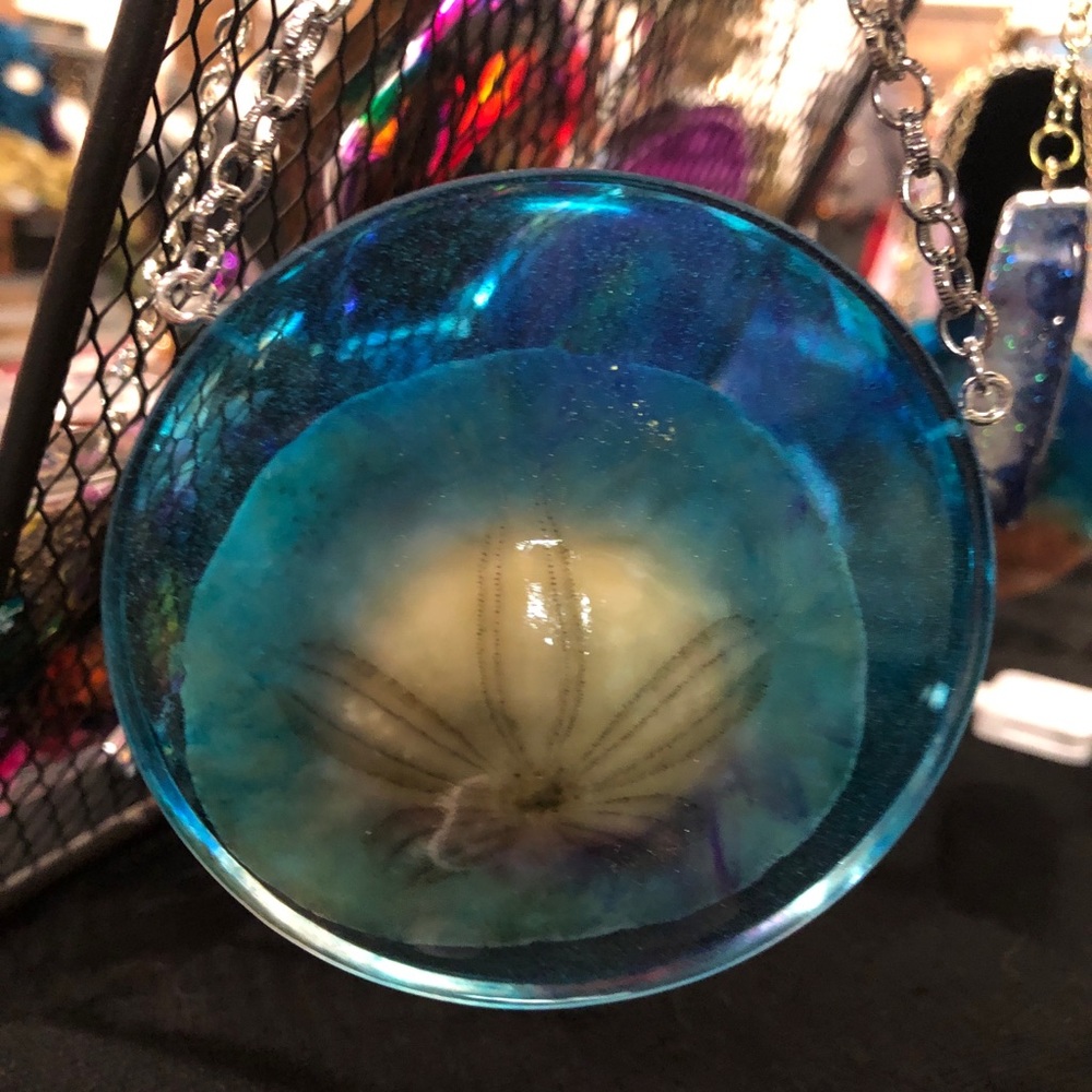 Resin Sun Catcher - Sand Dollar